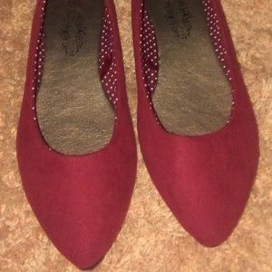 Marroon/Deep Red Flats
